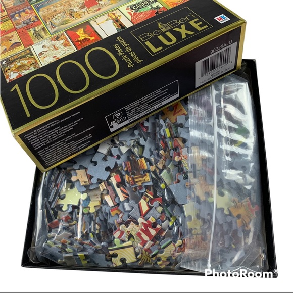 VINTAGE OPERA POSTER Big Ben Luxe 1000 Piece Puzzle 20’s 30’s Art Deco Collage - Picture 7 of 8